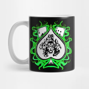 Ace of spades green Mug